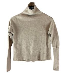 Wilfred Aritzia 100% Wool Cropped Turtleneck Sweater Size XS